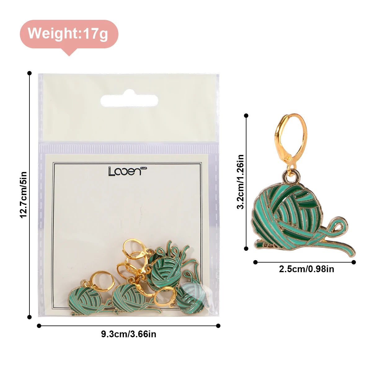 Stitch Markers, Needle Clip & Counter Accessories for Knitting Projects