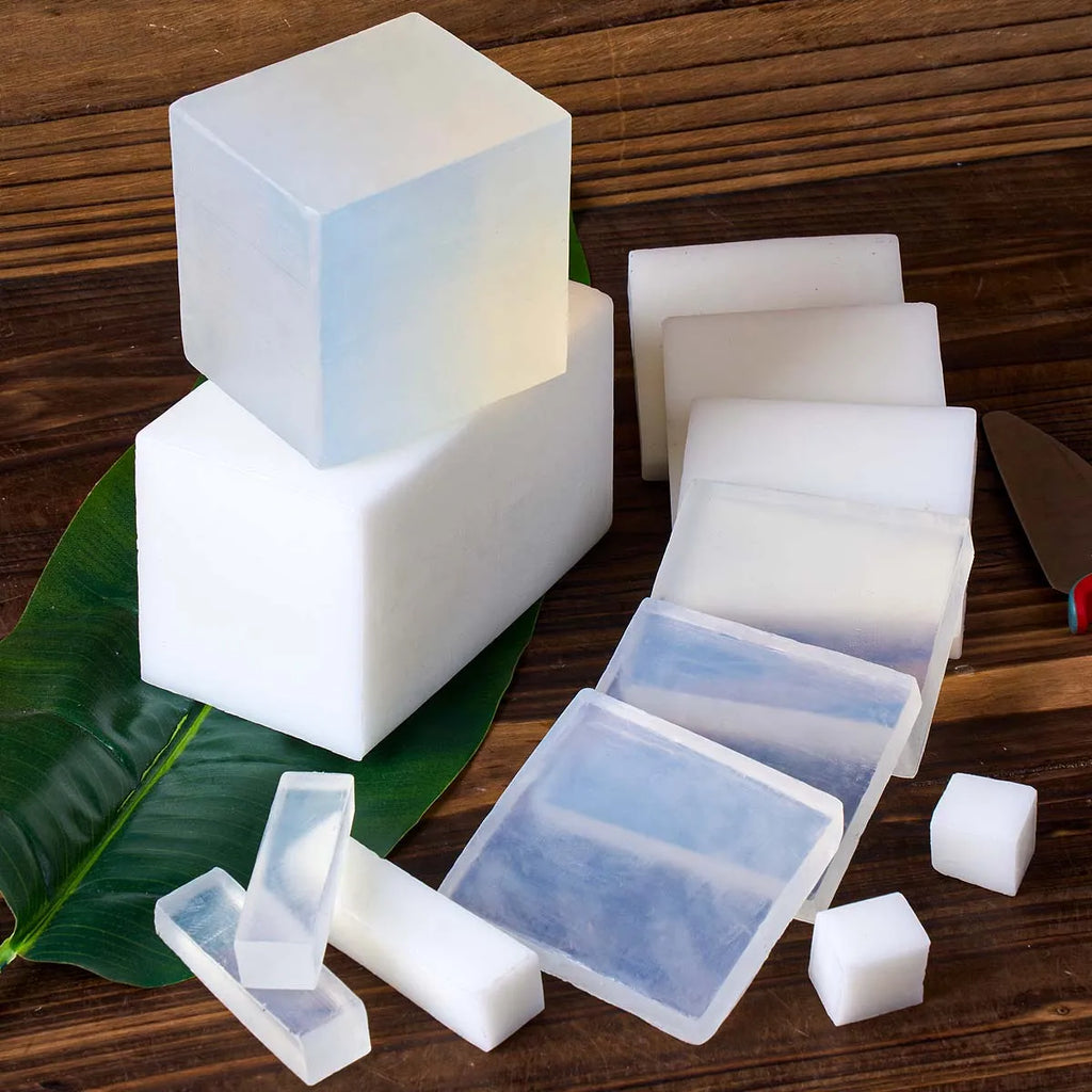 1000g Clear White Soap Base DIY Handmade Aromatherapy Soap Raw Material Glycerin for Bath Foaming Butter Craft Making Supplies