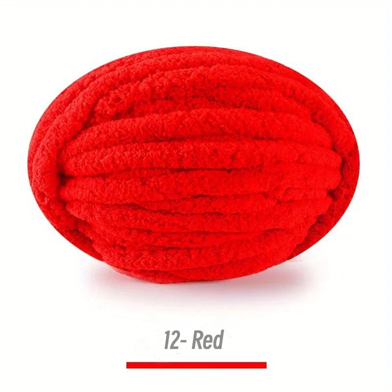Yarn, Extra-Thick Chenille for Blankets, Cushions, Pet Beds & Cozy Crafts