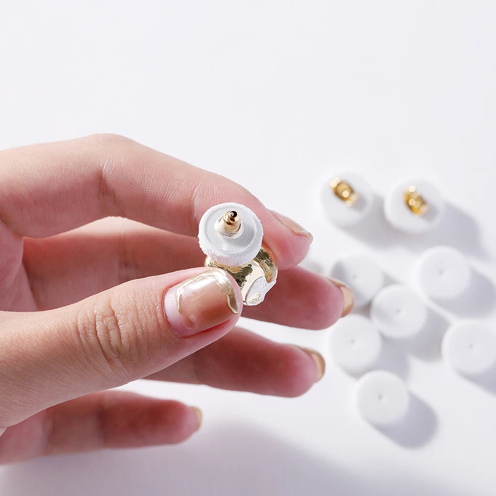Earring Protective Pads Ear Studs Foam Shockproof Anti-Push DIY Jewelry Making