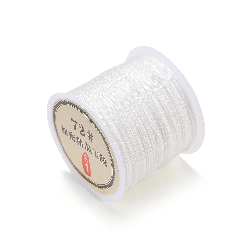 Beading Cord Nylon Chinese Knot Bracelet Braided String Tassel Craft Supplies