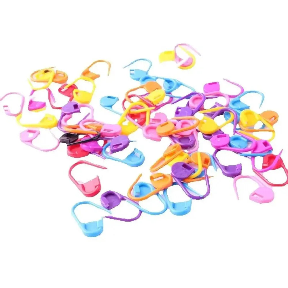 Stitch Markers, Plastic Locking Clips for Knitting & Crochet Yarn Projects