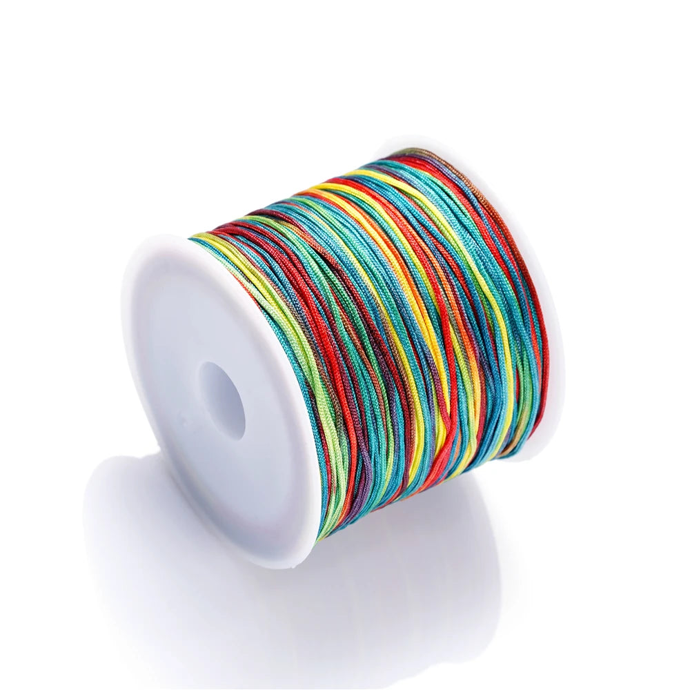 Nylon Beading Cord Chinese Knot Tassel Thread Roll DIY Jewelry Making