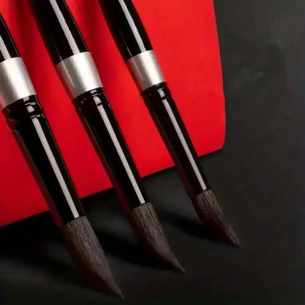 7-Piece Squirrel Hair Painting Brush Set — Round & Pointed Tips