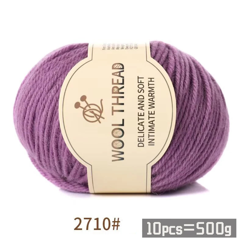Yarn, Medium-Coarse for Handmade Sweaters, Scarves, Hats & Winter Knitwear