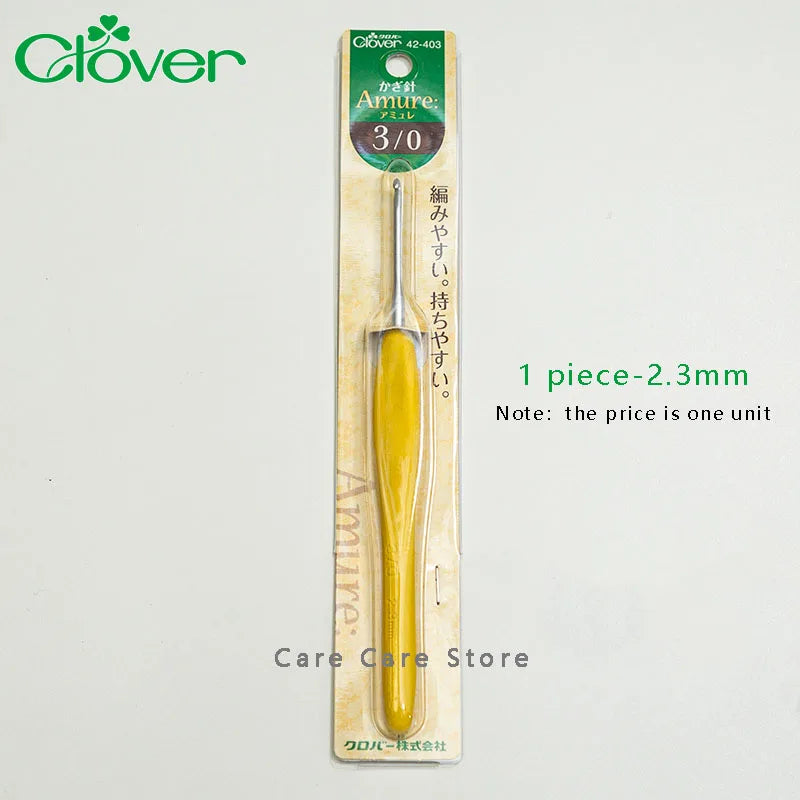 Crochet Hook, Clover Amure for Handmade Yarn Crafts & Needlework Projects
