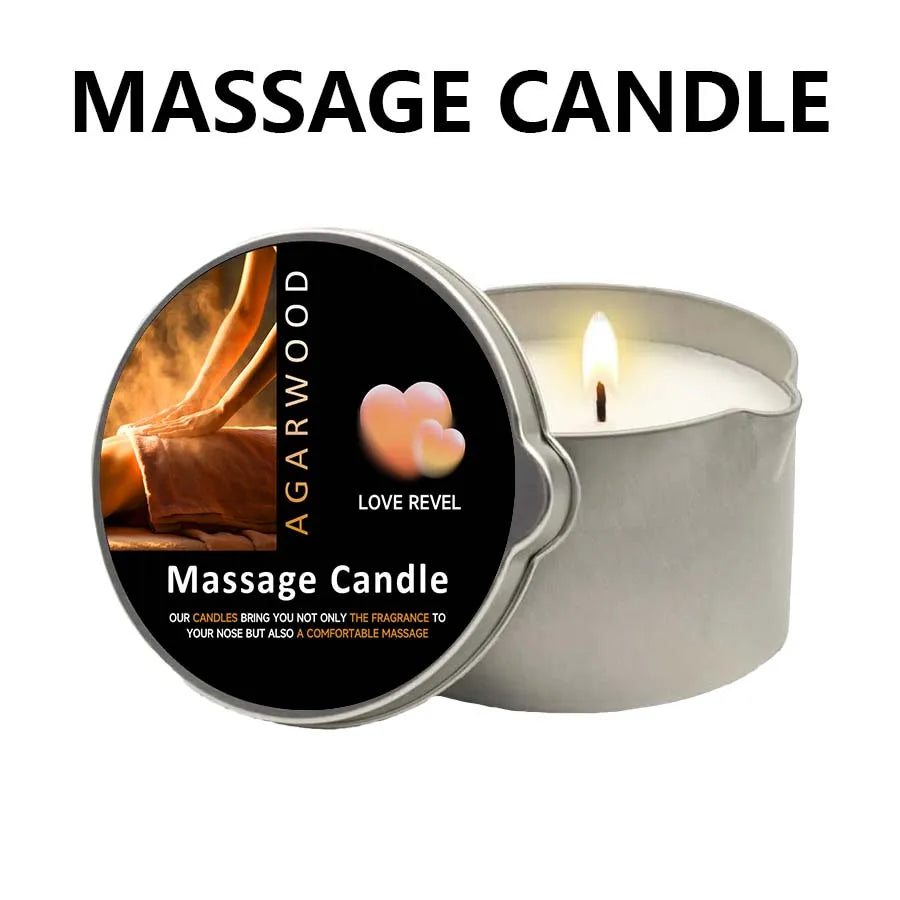 Massage Candles EVODUCK Pour Spout Tins Jasmine Lavender Rose Fragrances