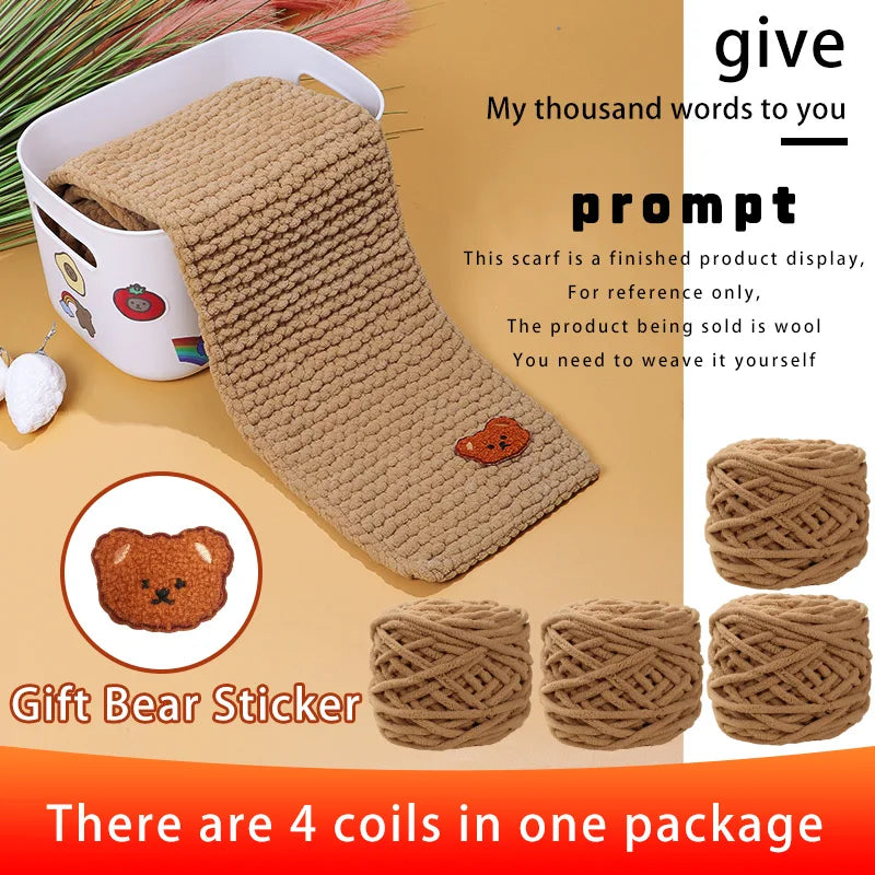 Yarn Pack for Handmade Scarves, Knitting Projects & Thoughtful Craft Gifts