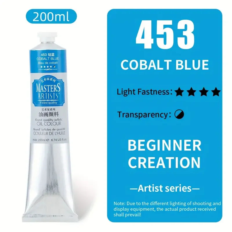 Marie's Oil Paint — 200ml Jumbo Tube, 14 Colors Available
