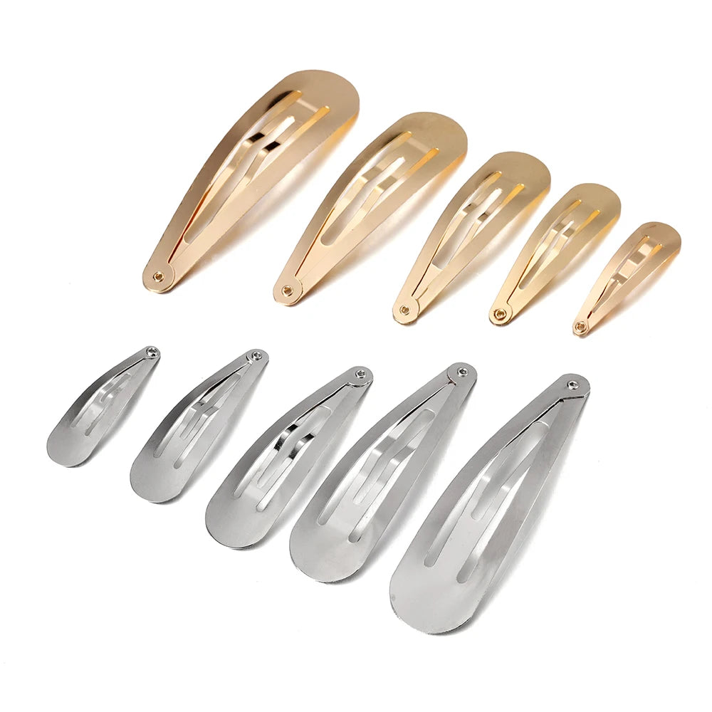Hair Clip Blanks Metal Snap Alligator Bases DIY Jewelry Making Craft Supplies