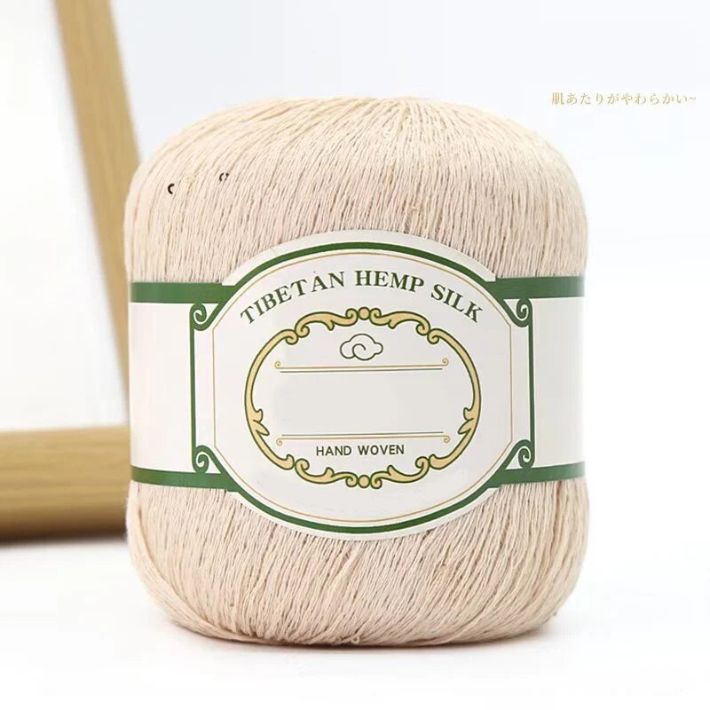Yarn with Sequins for Openwork Crochet Shawls, Hats & Summer Knitwear