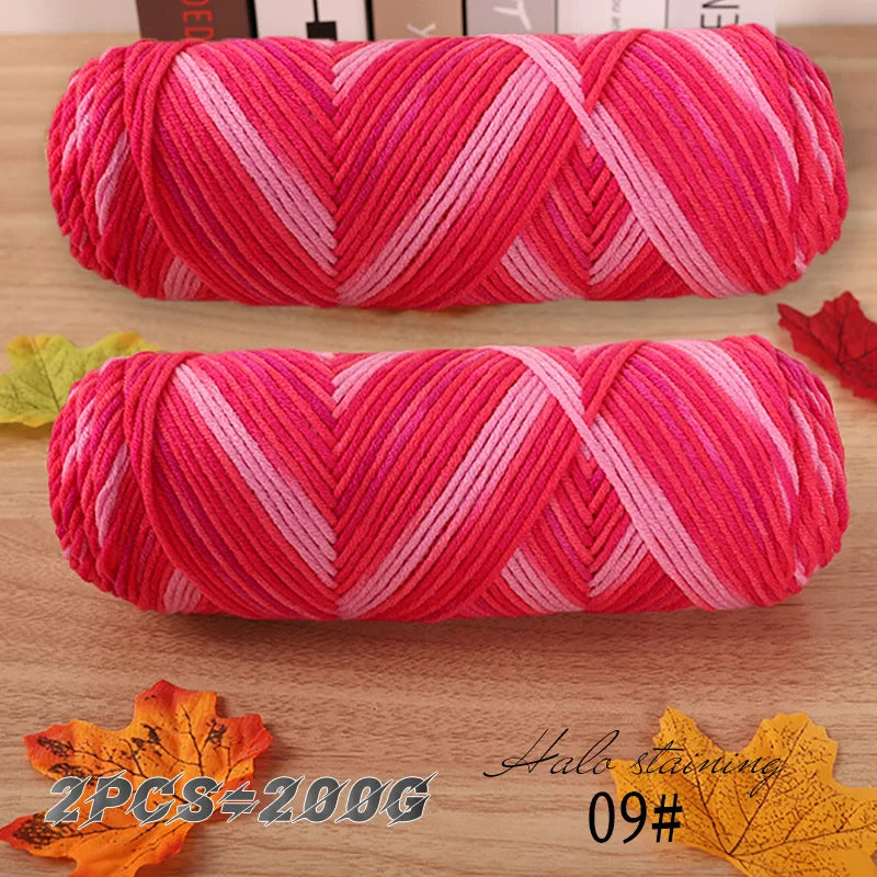 Yarn, Multicolor for Handmade Scarves, Sweaters & Crochet Accessories