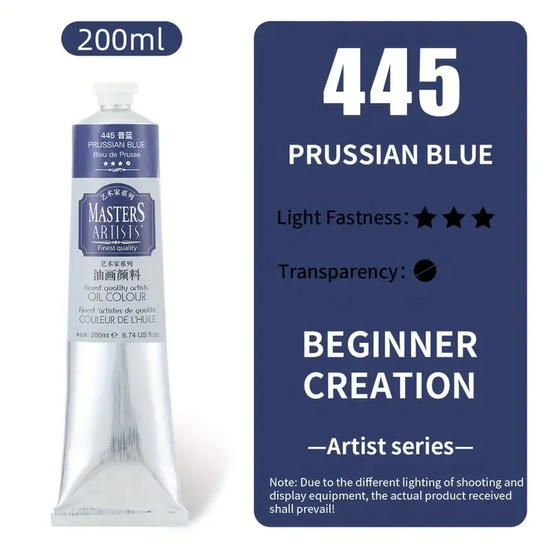 Marie's Oil Paint — 200ml Jumbo Tube, 14 Colors Available