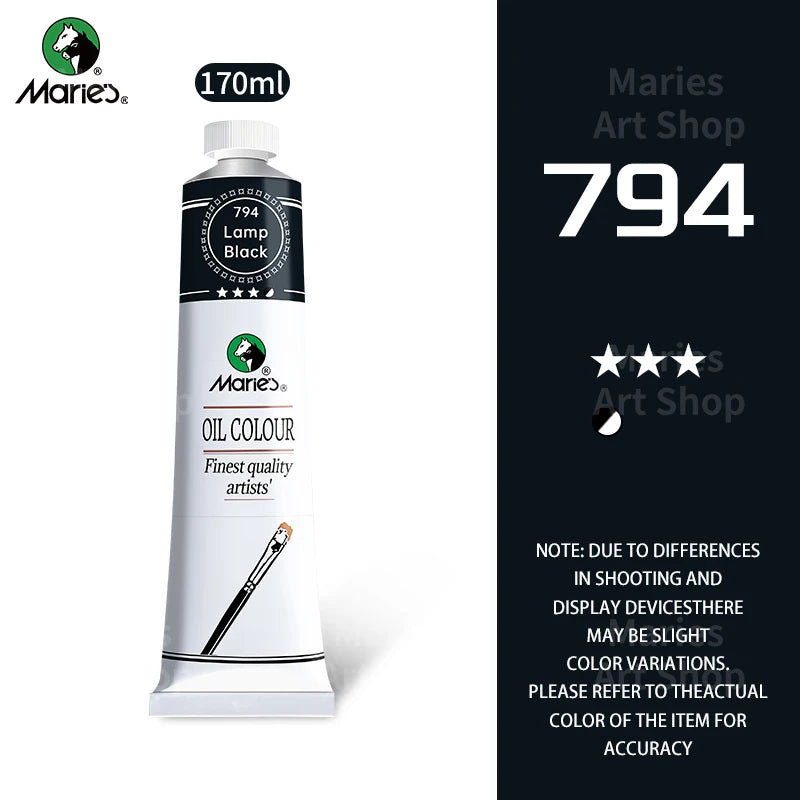 Oil Paint Large Tube, Marie's 170ml — 16 Colors, Artist Grade