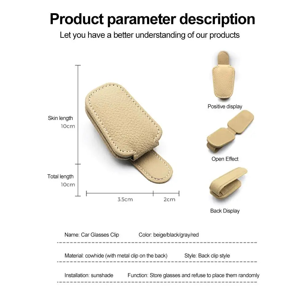 Universal Car Sunglasses Clip Card Car Sun Shade UV Protector
