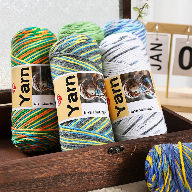 Yarn, Rainbow Gradient for Sweaters, Scarves, Hats & Handmade Blankets