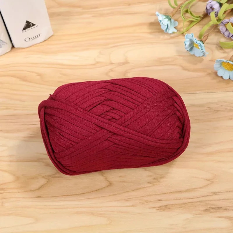 Yarn, Flat T-Shirt Style for Crochet Rugs, Bags, Slippers & Handmade Crafts