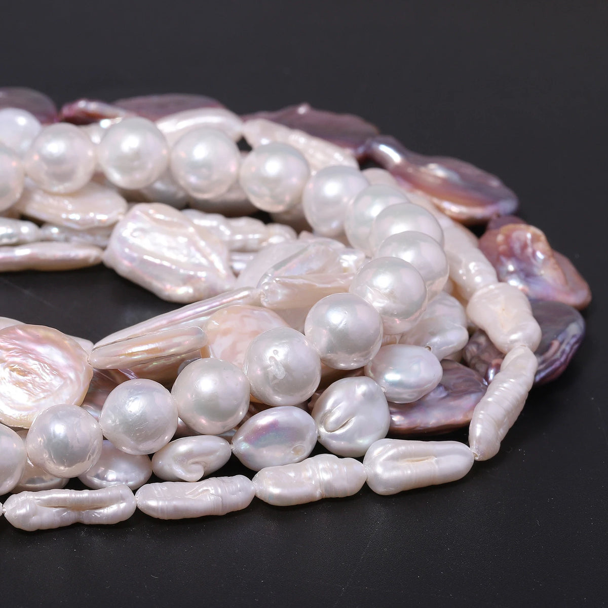 Pearl Beads Baroque-Style Irregular Mixed Shapes for DIY Jewelry Making
