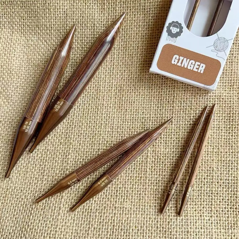 Knitting Needle Tips, KnitPro Ginger for Interchangeable Circular Knitting