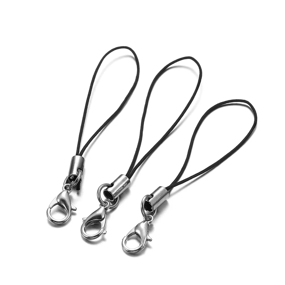 Keychain Cords with Lobster Clasps Lanyard Straps DIY Jewelry Making