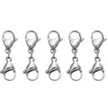 Lobster Clasps Stainless Steel Double Hook Connectors DIY Jewelry Making