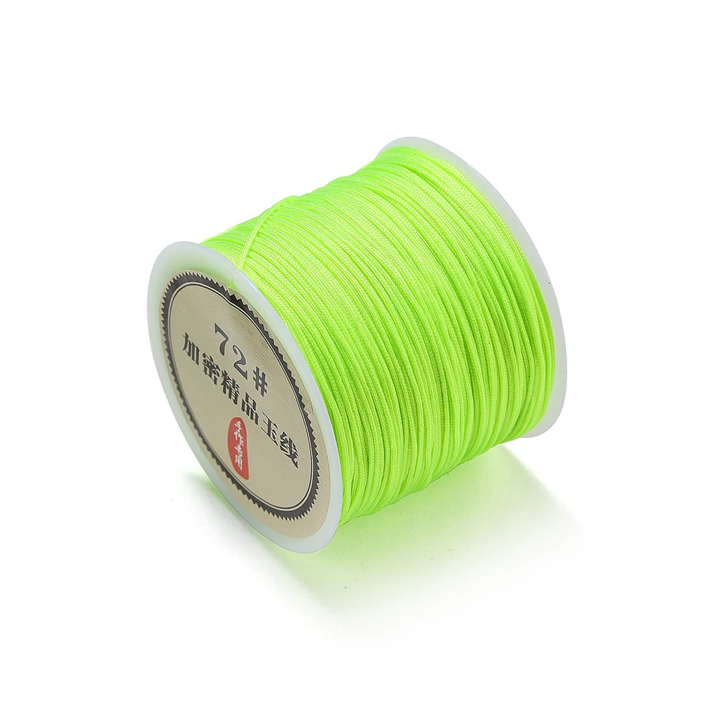 Beading Cord Nylon Chinese Knot Bracelet Braided String Tassel Craft Supplies