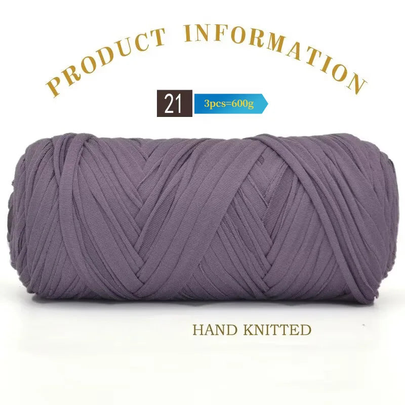 Yarn, Fabric Strip for Crochet Bags, Slippers, Hats, Cushions & Baskets