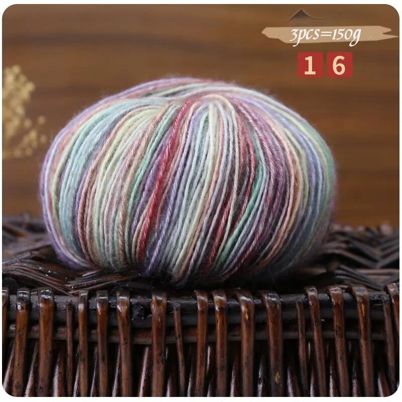Yarn, Camouflage Colors for Hand Knitting Sweaters & Crochet Projects