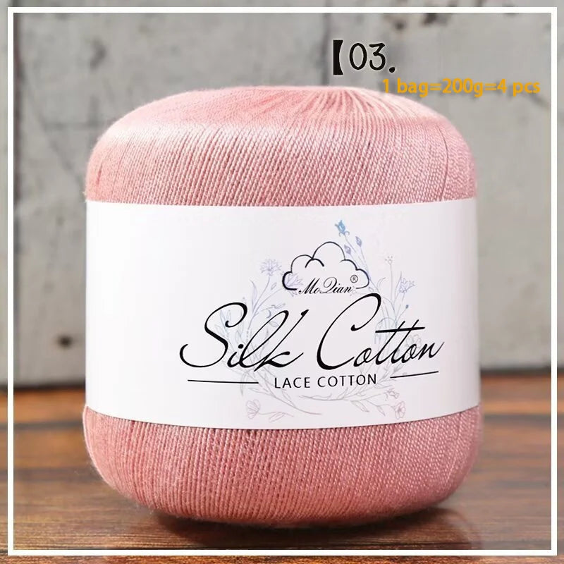 Yarn, Fine for Crochet Shawls, Openwork Sweaters, Summer Hats & Knitwear