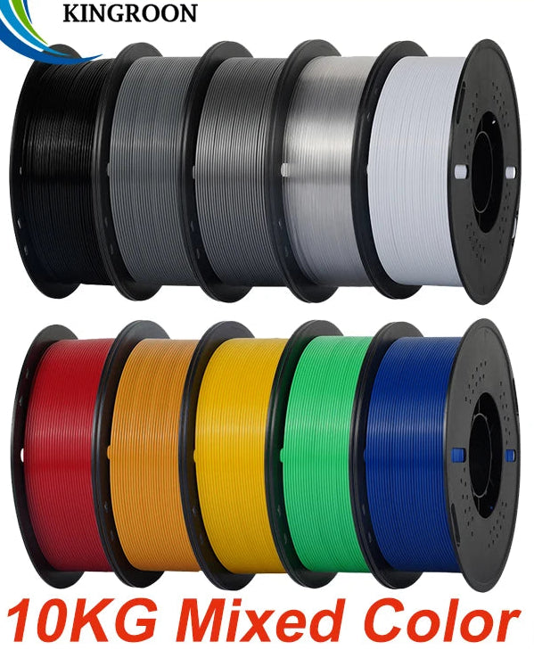 KINGROON 10KG 1.75mm PETG Filament Tangle-Free, High Quality 3D Printing Eco-friendly Plastic Consumables 22LBS, Vacuum Packaging 3D Printing