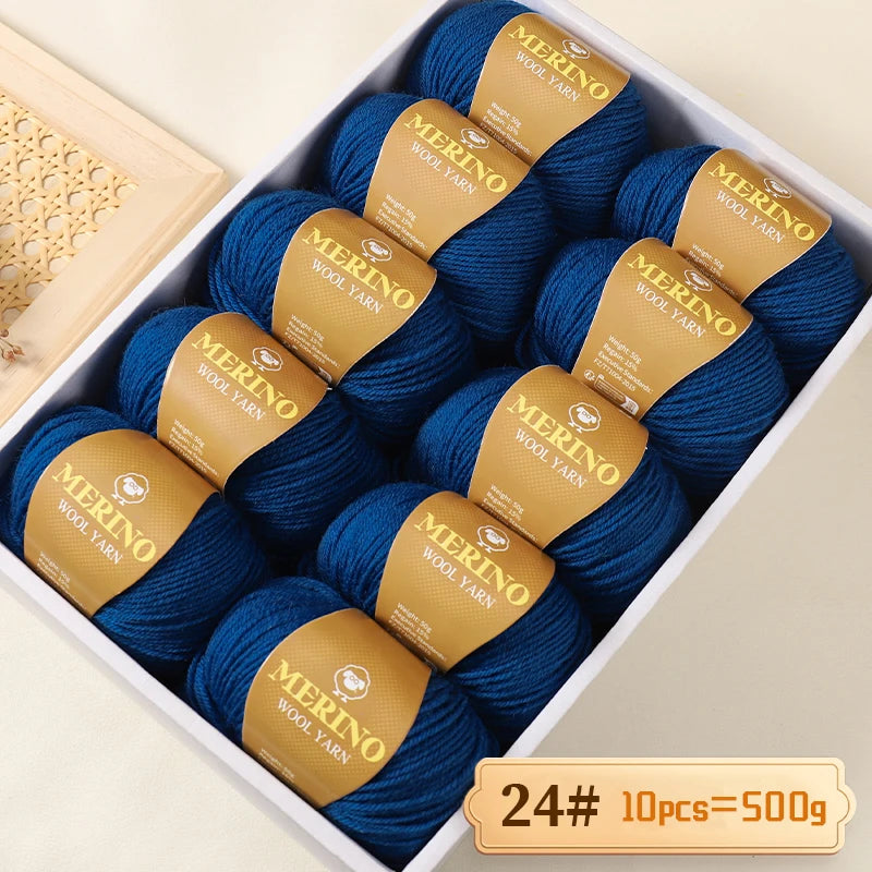 Yarn, Medium-Fine for Hand Knitting Sweaters, Scarves & Winter Hats