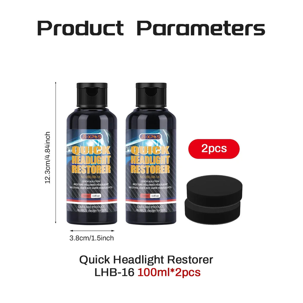 Car Headlight Restoration Polishing Kits Premium Quality Replacement Accessory