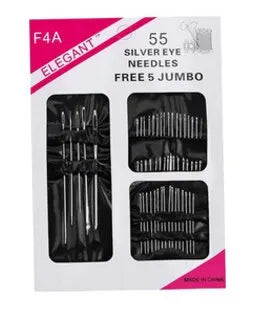 Hand Sewing Needles, Large Eyes for Embroidery, Sewing & Needlework Crafts