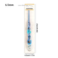 Crochet Hook, Resin Handle & Aluminum Tip for Handmade Yarn Projects