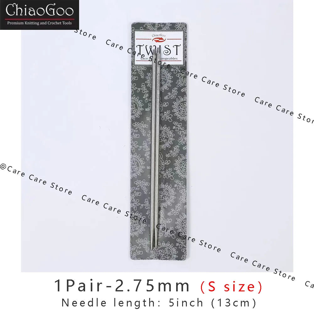 Knitting Needle Tips, ChiaoGoo TWIST Lace for Interchangeable Yarn Crafts