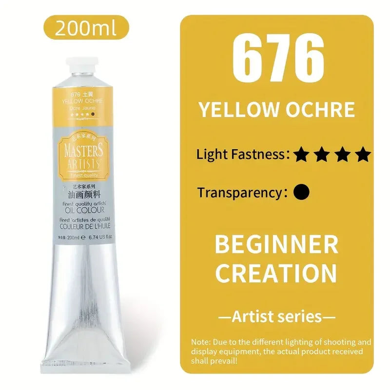 Oil Paint Jumbo Tube, Marie's 200ml — 14 Colors, Artist Grade