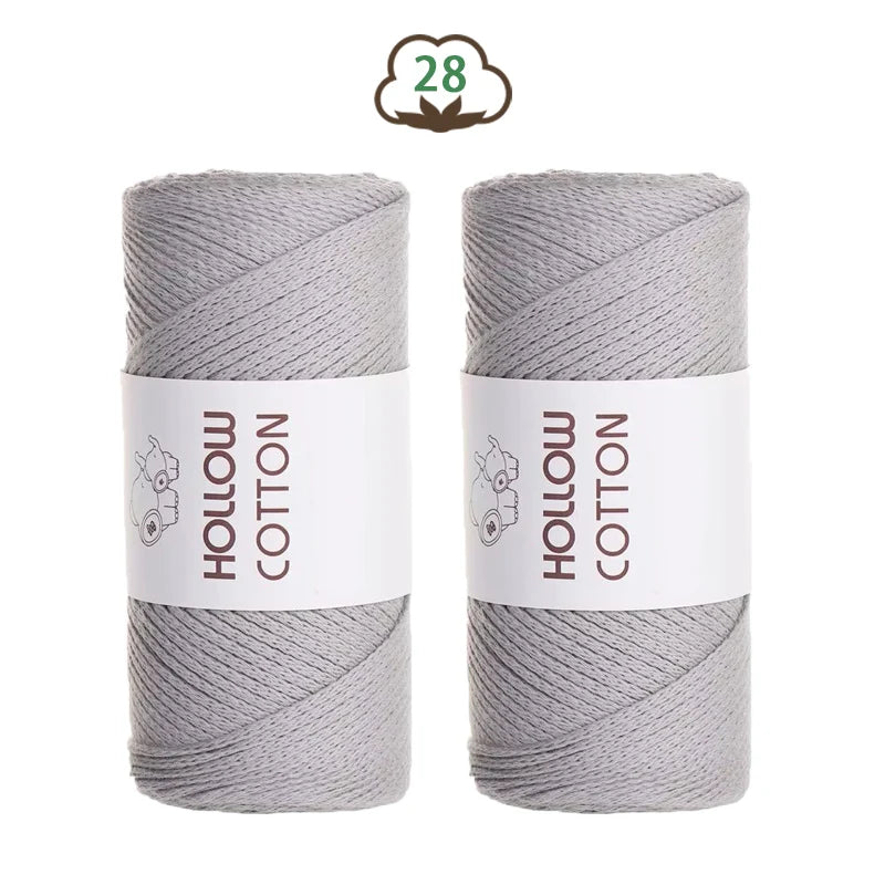 Yarn, Hollow Cord for Crochet Bags, Hats, Cushions & Handmade Accessories