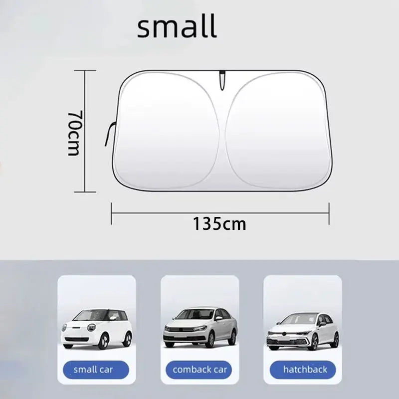 Auto Folding Sun Shade Windshield Car Sun Shade UV Protector