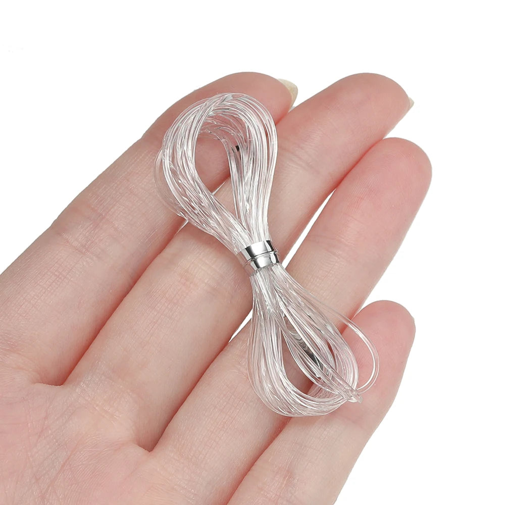 Elastic Beading Cord Clear Crystal Stringing Thread DIY Jewelry Making