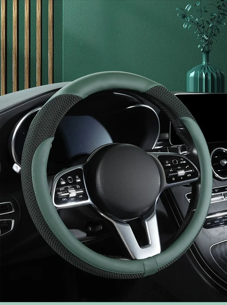 Car Steering Wheel Cover Premium Steering Wheel Cover Anti-Slip Comfort
