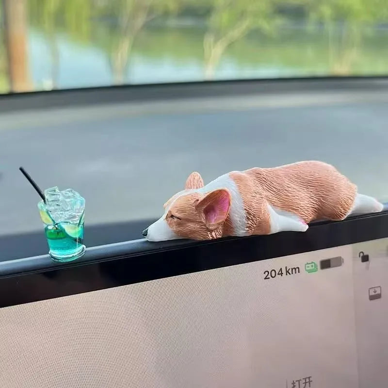 Car Dashboard Dog Toys Accessories Car Dashboard Ornament Decoration