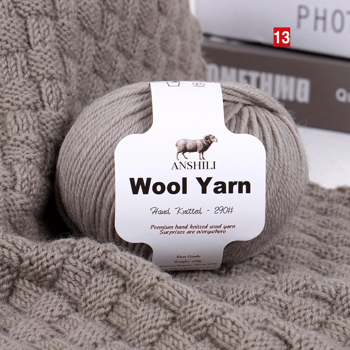 Yarn, Medium-Thick for Sweaters, Scarves, Gloves, Blankets & Cozy Crafts