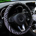 Steering Wheel Cover Breathable Cotton-Like Car Dashboard Ornament Decoration
