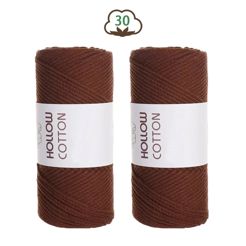 Yarn, Hollow Cord for Crochet Bags, Hats, Cushions & Handmade Accessories