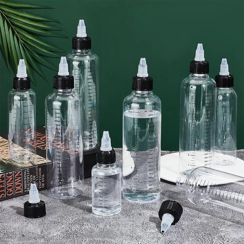 Dropper Bottle Empty PET Plastic Twist-Top Liquid Dispensing Container