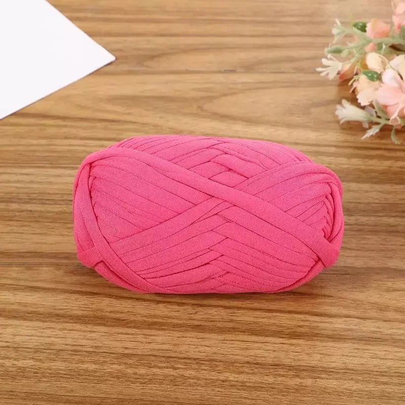 Yarn, Flat T-Shirt Style for Crochet Rugs, Bags, Slippers & Handmade Crafts