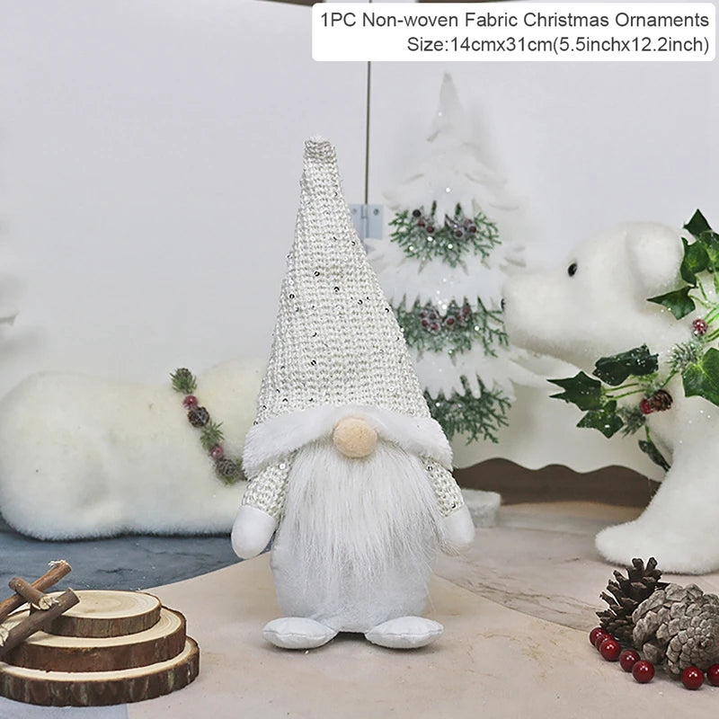 Christmas Doll Ornaments Merry Christmas Decorations For Home Xmas Decor Gifts