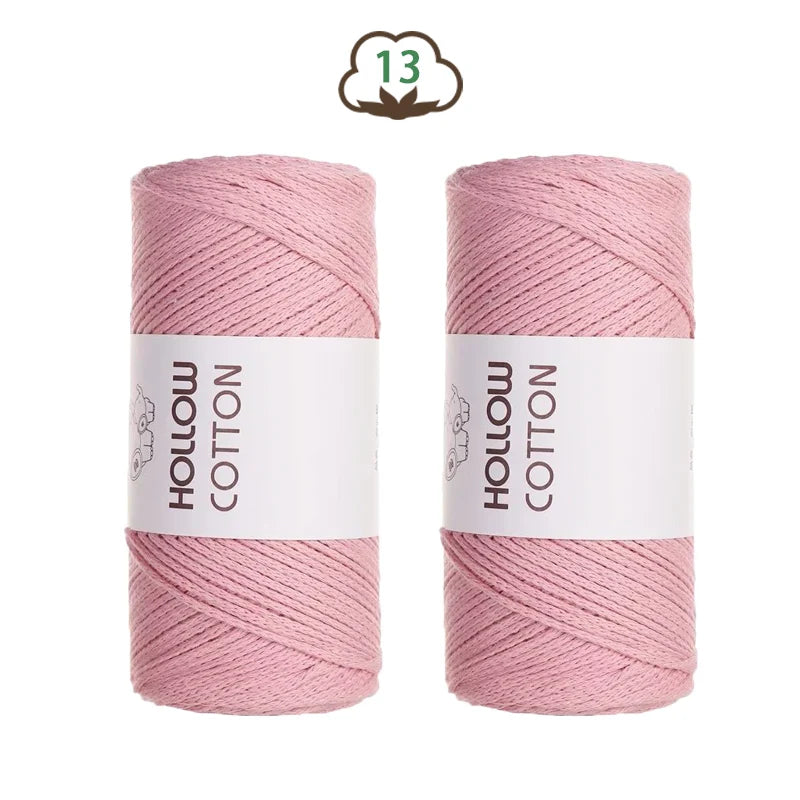 Yarn, Hollow Cord for Crochet Bags, Hats, Cushions & Handmade Accessories