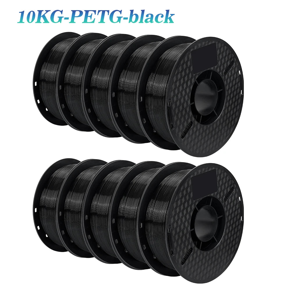 KINGROON 10KG PLA Filament PETG 3D Filament 1.75mm For 3D Printer Filament Bundle Mixed Colors FDM Printing Material Fast Ship