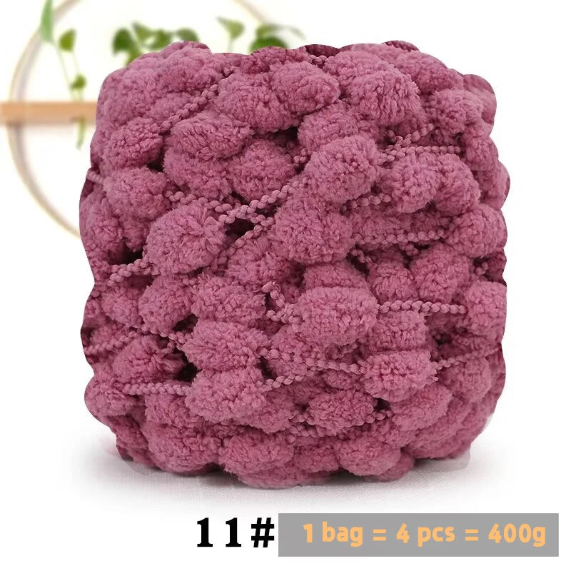 Yarn, Textured for Throw Blankets, Cushions, Rugs & Cozy Handmade Crafts